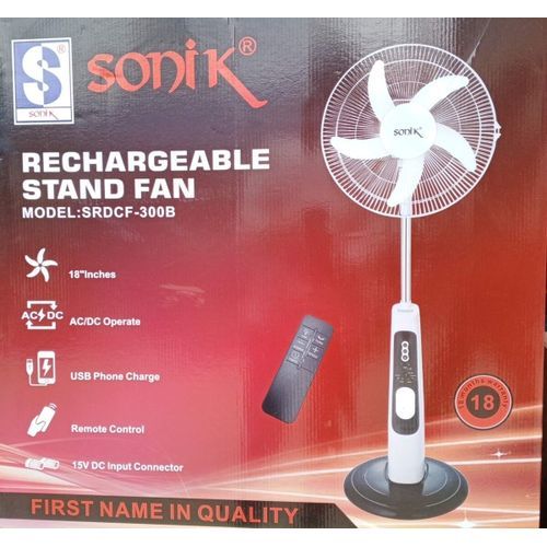 Sonik Rechargeable Fan